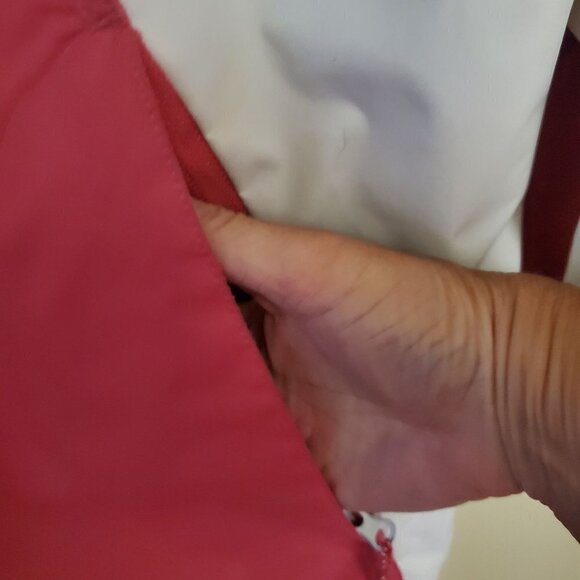 Free Country Pink White Detachable Hood Winter Ski Jacket Size L - Picture 3 of 8